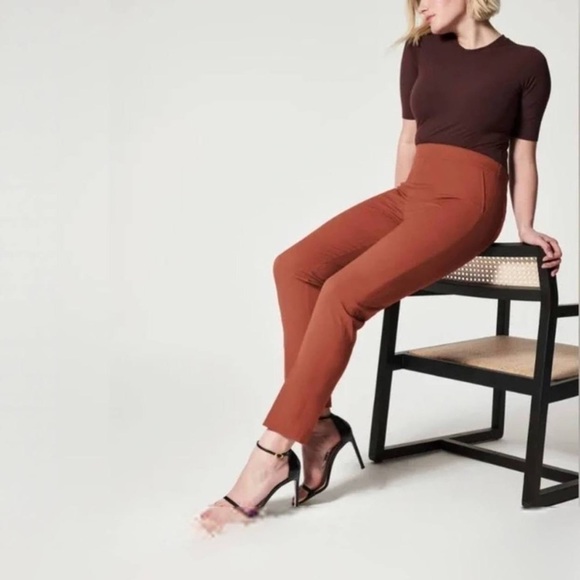spanx on the go ankle slim straight pants - Picture 3 of 5